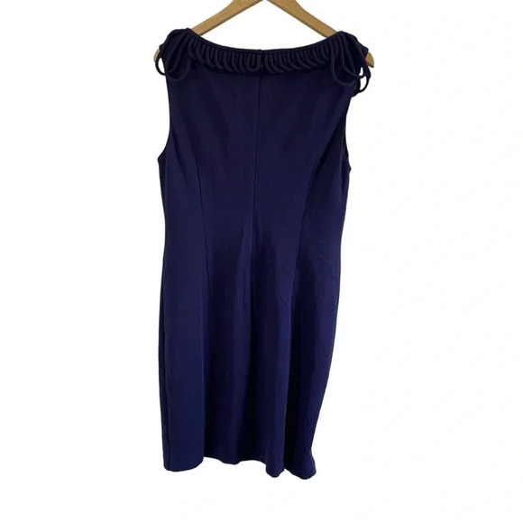 Trina Turk Sheath Dress Size 10 Navy Blue New with Tag‎ - Picture 2 of 11